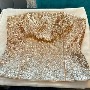 Corset Ombré Sequence top